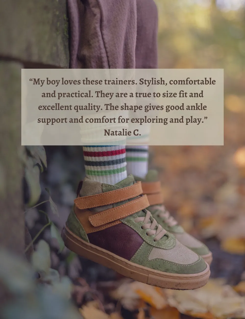 Mountain Sneaker velcro - Suède Cress