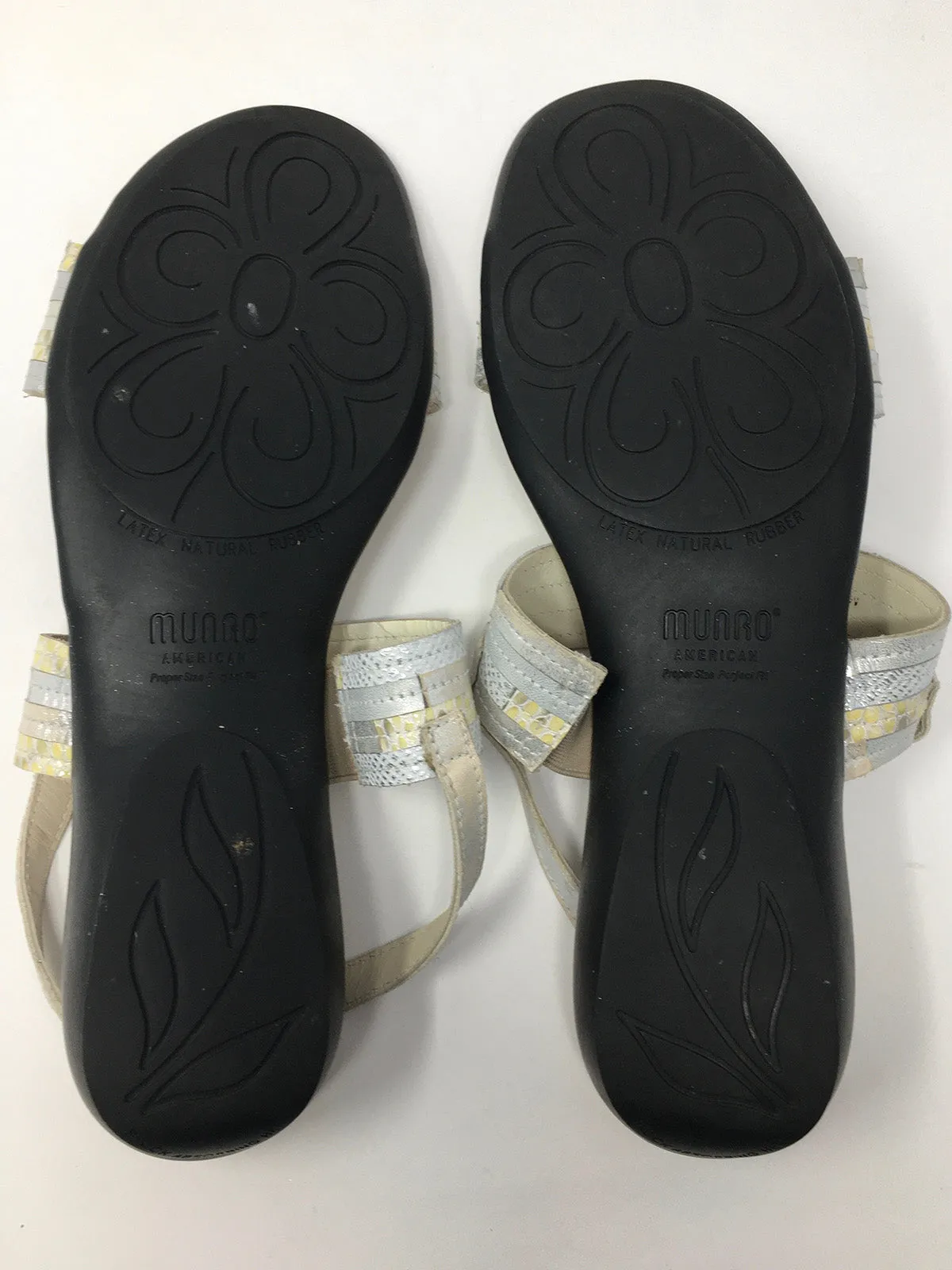 Sandales patchwork ivoire Munro taille 11