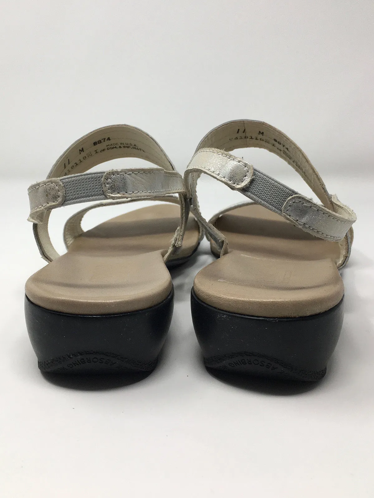 Sandales patchwork ivoire Munro taille 11