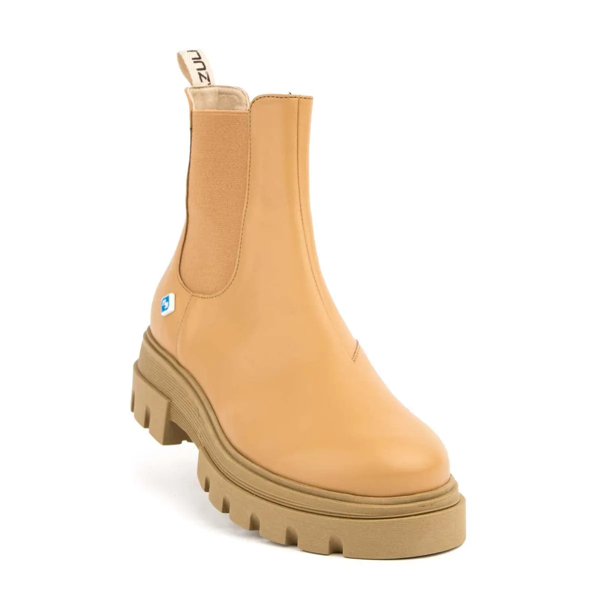Mes Bottes Véganes en Cuir Dallas Chelsea | Camel