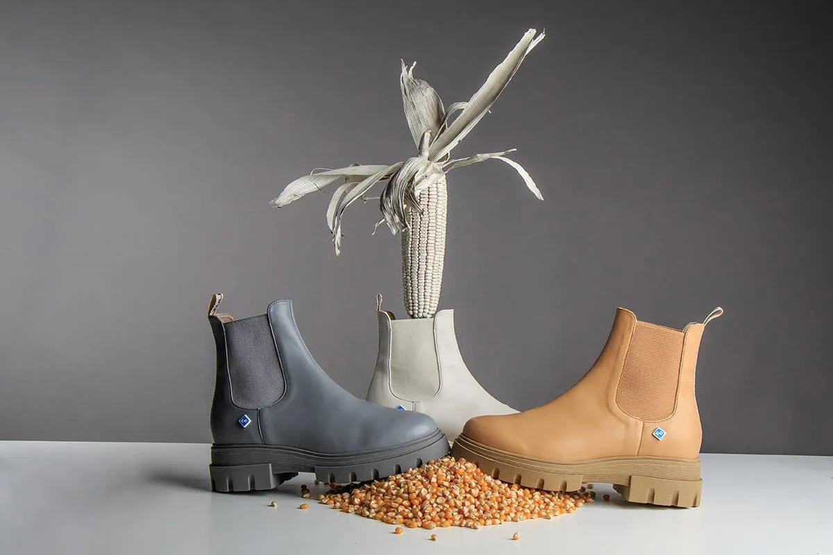 Mes Bottes Véganes en Cuir Dallas Chelsea | Camel