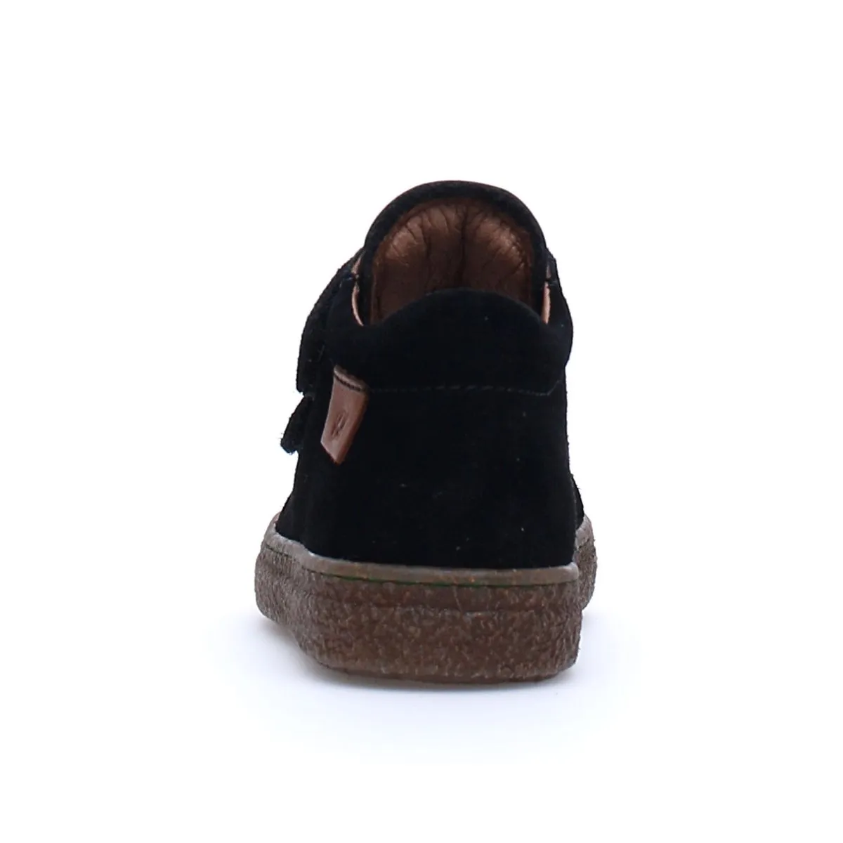 Naturino Garçons Albus Desert Noir Suède 2 Velcro (Tailles 27-29)