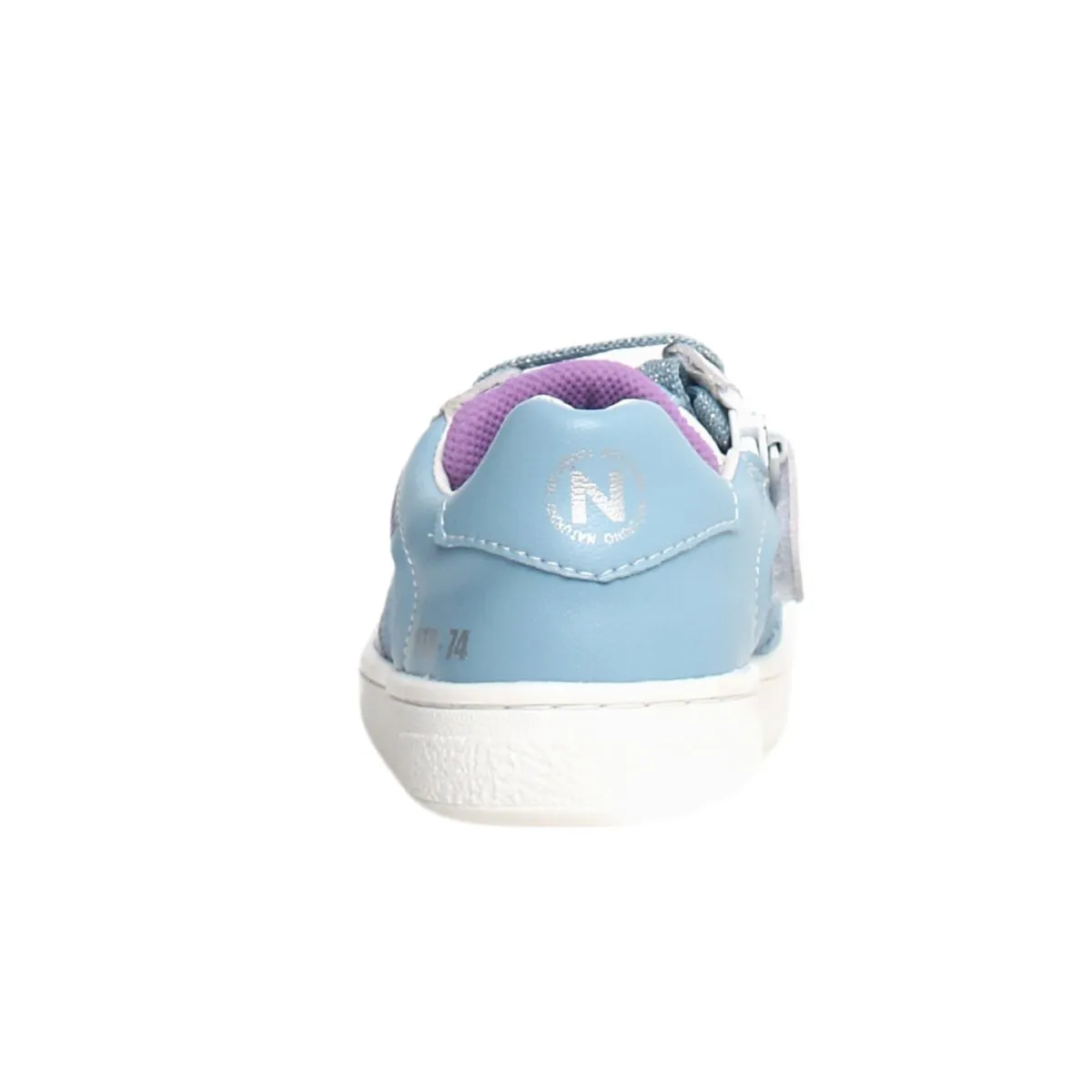 Baskets Denim à Fermeture Éclair Latérale Naturino pour Fille (Tailles 33-35)