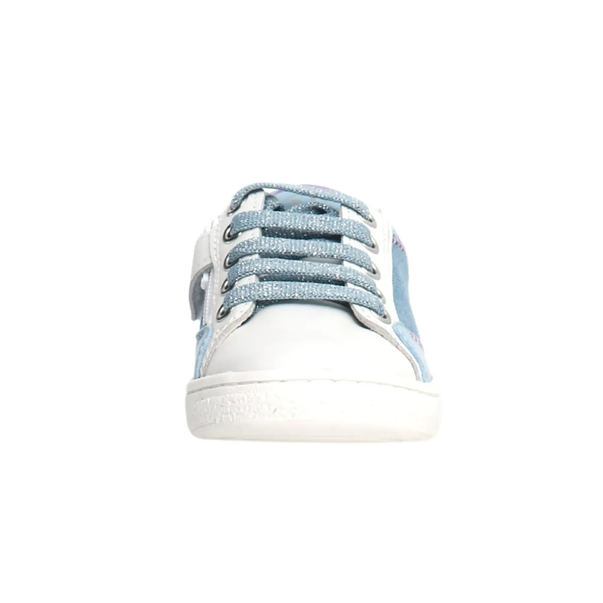 Baskets Denim à Fermeture Éclair Latérale Naturino pour Fille (Tailles 33-35)