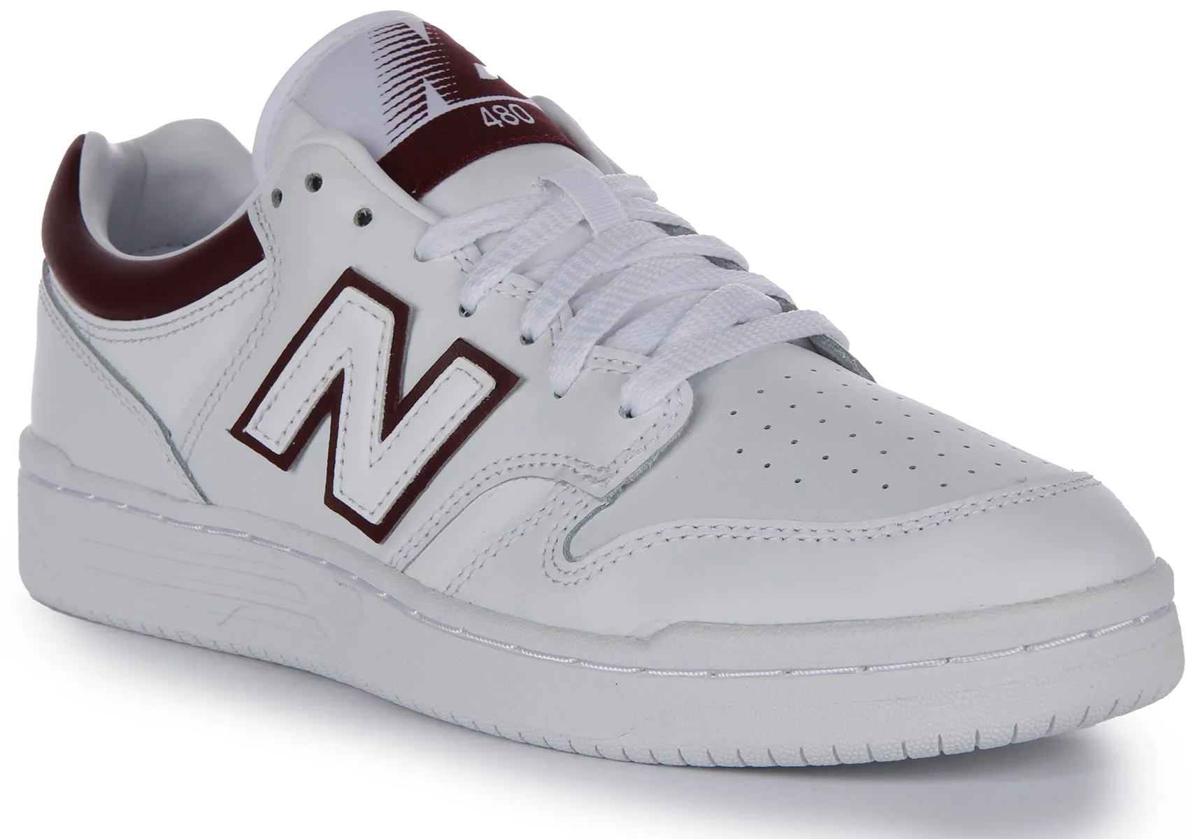 New Balance BB 480 LDB en blanc et marron pour chaussures hommes New Balance