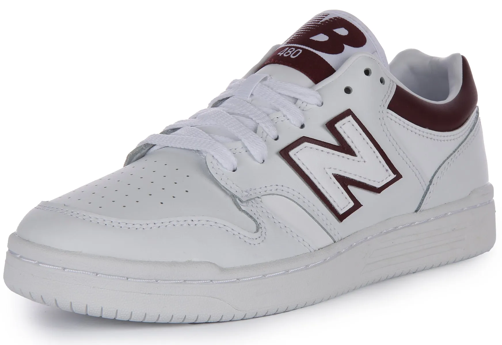 New Balance BB 480 LDB en blanc et marron pour chaussures hommes New Balance