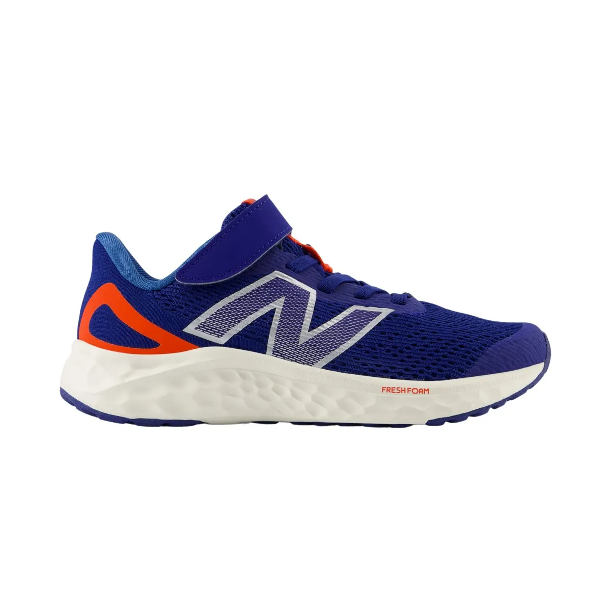 New Balance Garçon (Préscolaire) Fresh Foam Arishi v4 PAARIYN4 Encre/Flammèche Néon/Métallique Argenté