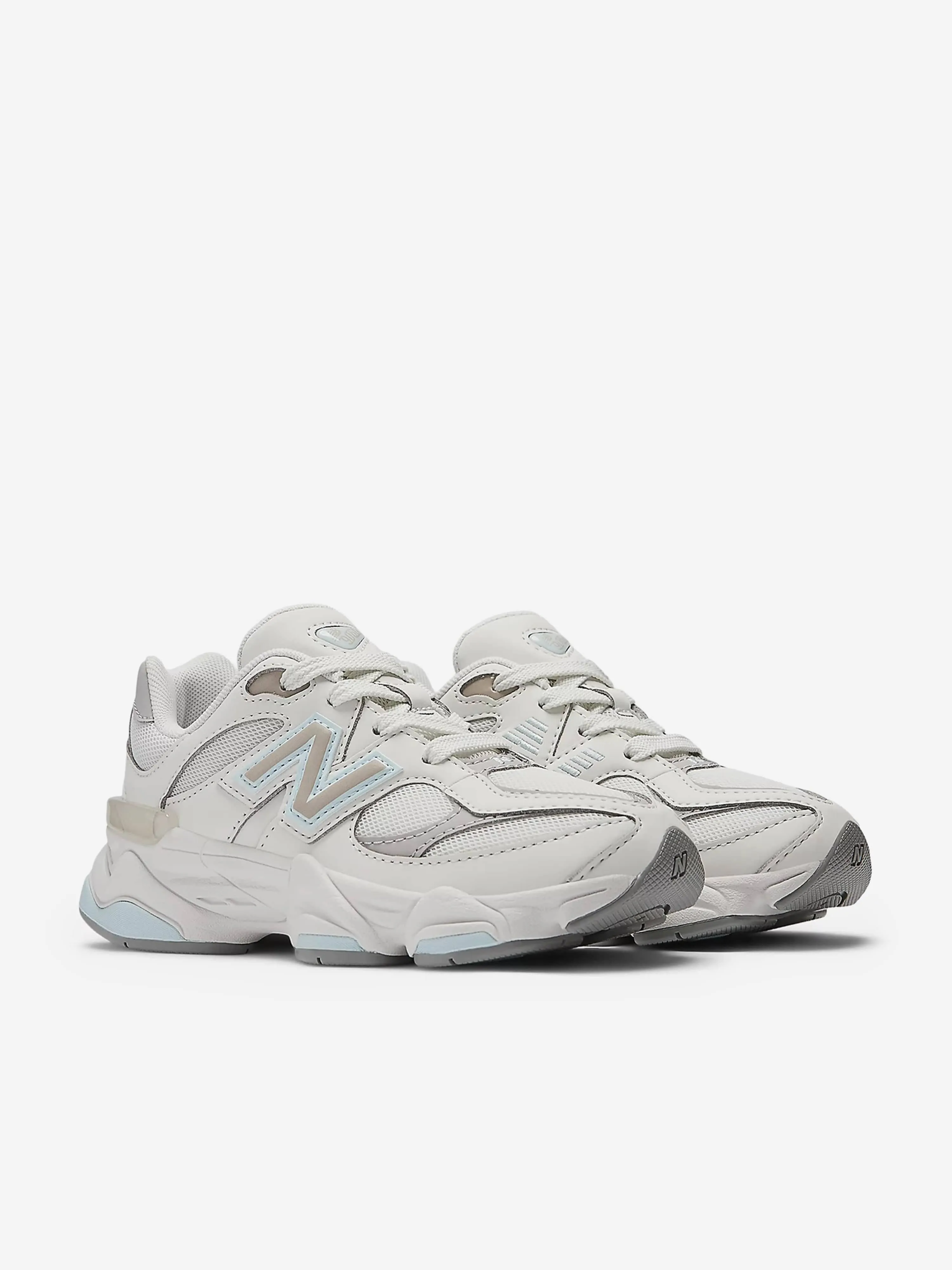 New Balance Kids 9060 Chaussures de Sport en Blanc