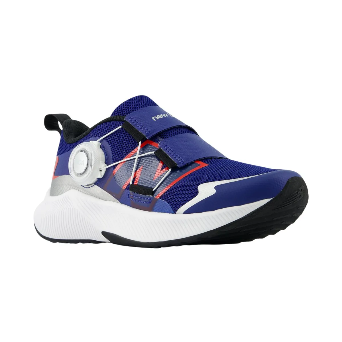 New Balance Enfant (Préscolaire) DynaSoft Reveal v4 BOA PTRVLAM4 Encre/Équipe Rouge/Argent Métallisé Chaussures New Balance