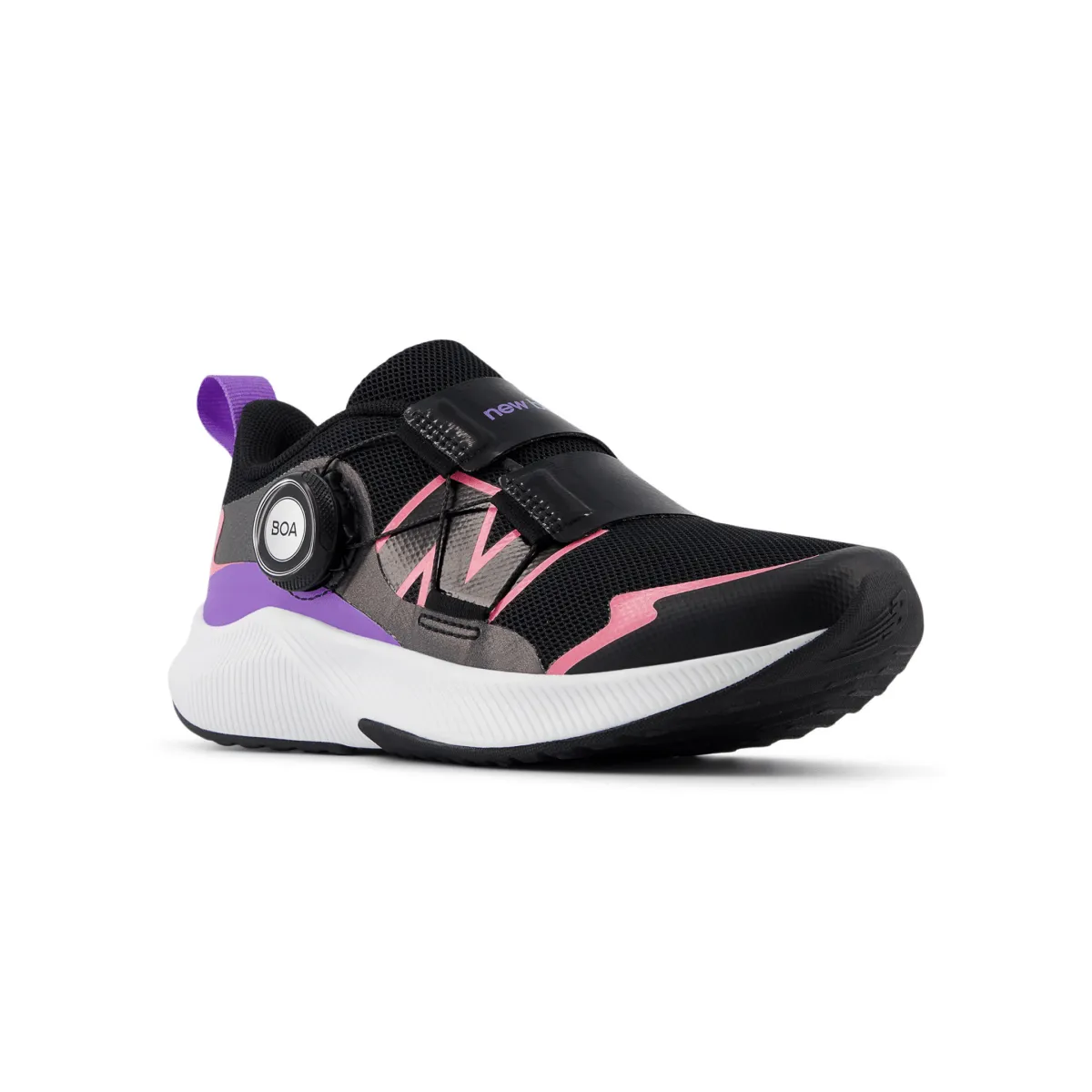 New Balance Chaussures Enfant (Préscolaire) DynaSoft Reveal v4 BOA PTRVLBC4 Noir/Rose Signal/Violet Crush