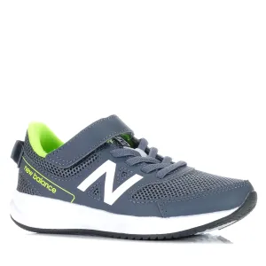 New Balance Sneakers New Balance Kids 570v3 Lacets Élastiques YT570GG3 Gris/Jaune