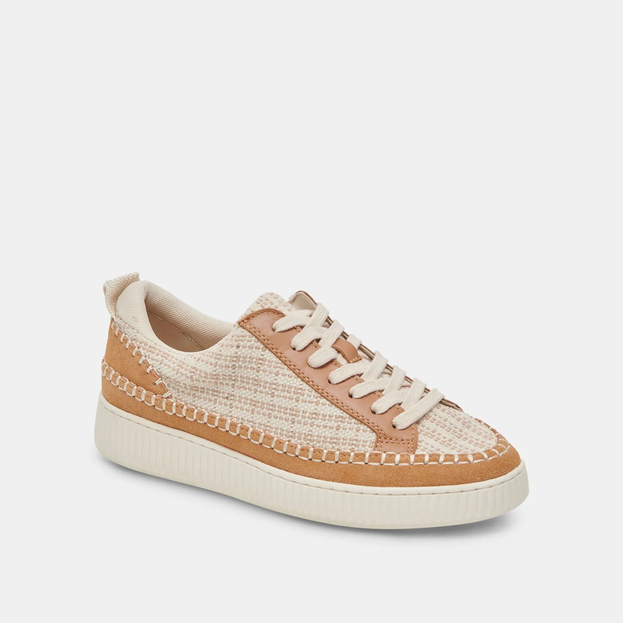 NICONA SNEAKERS MARRON MULTICOLORE TISSÉ