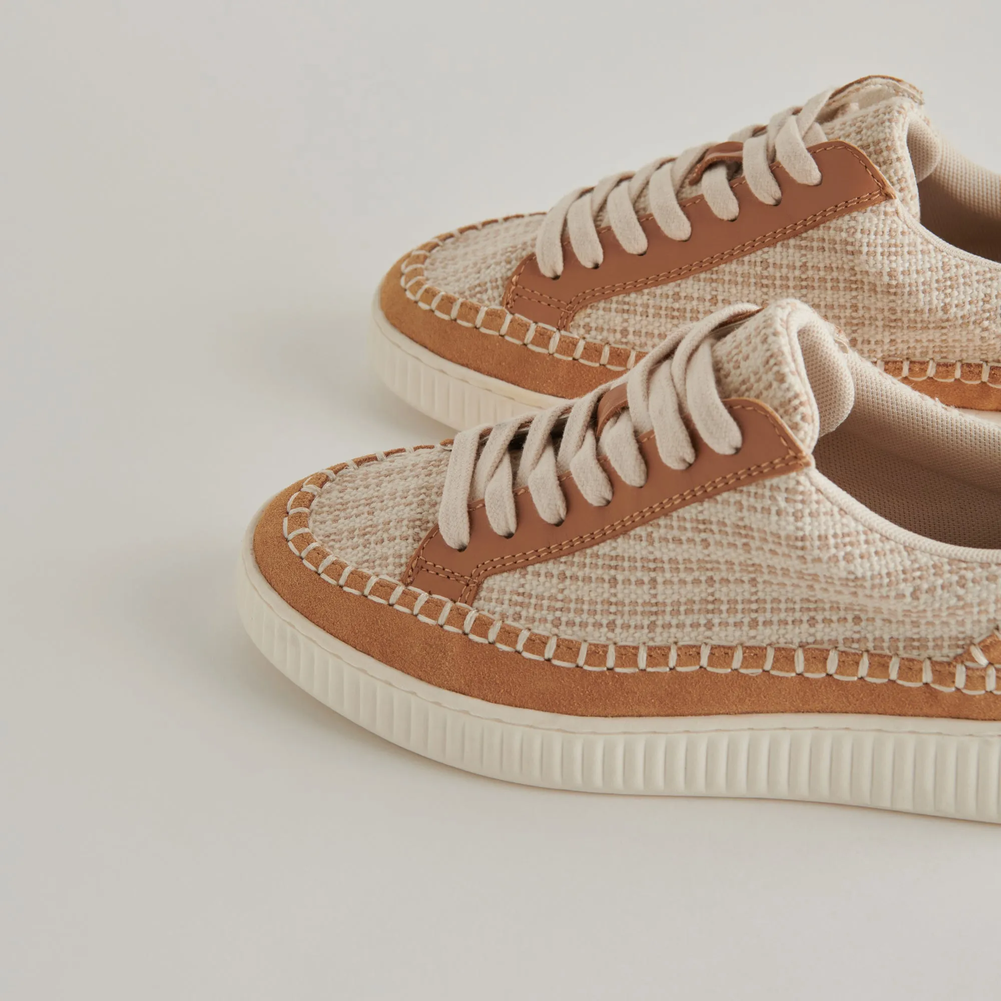NICONA SNEAKERS MARRON MULTICOLORE TISSÉ