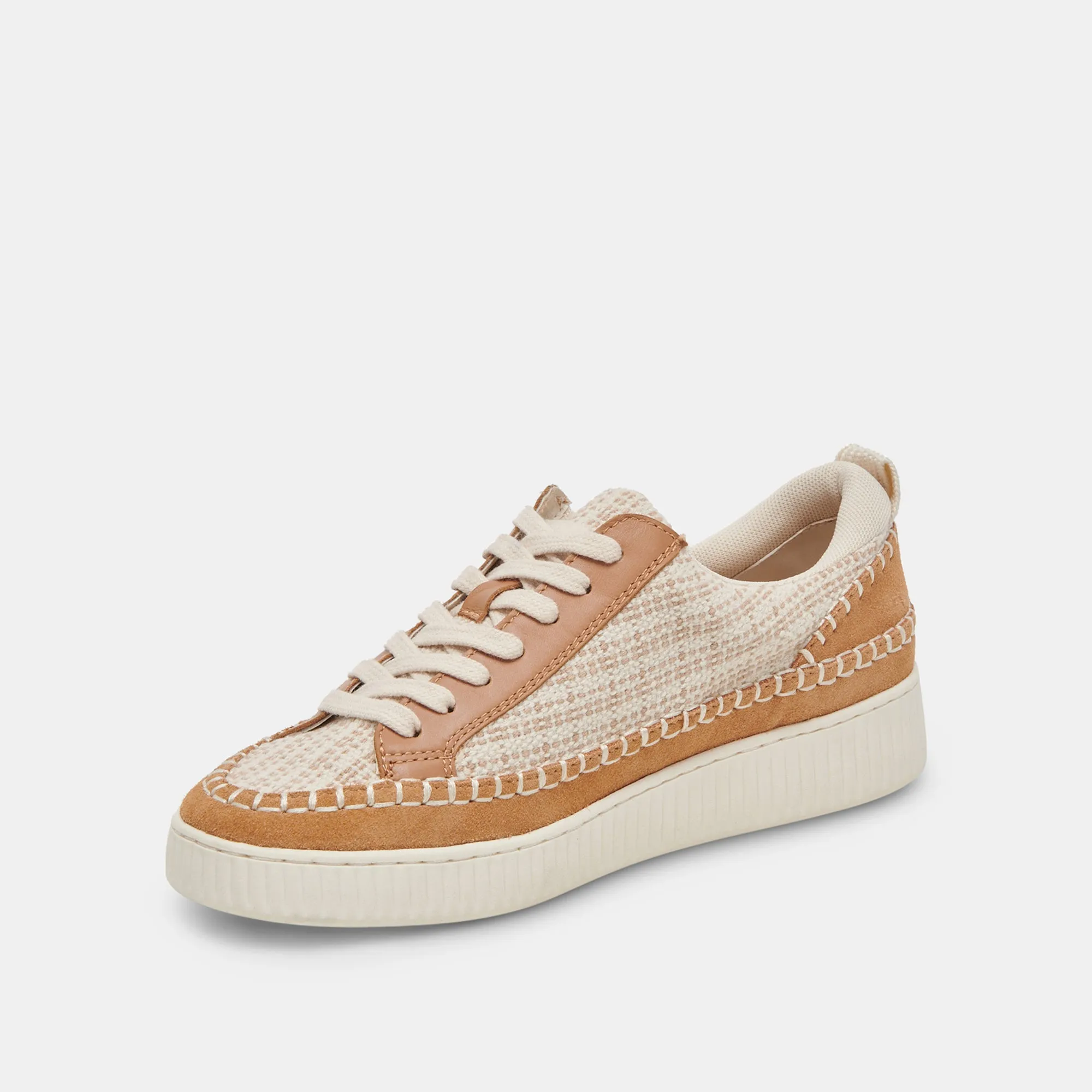 NICONA SNEAKERS MARRON MULTICOLORE TISSÉ