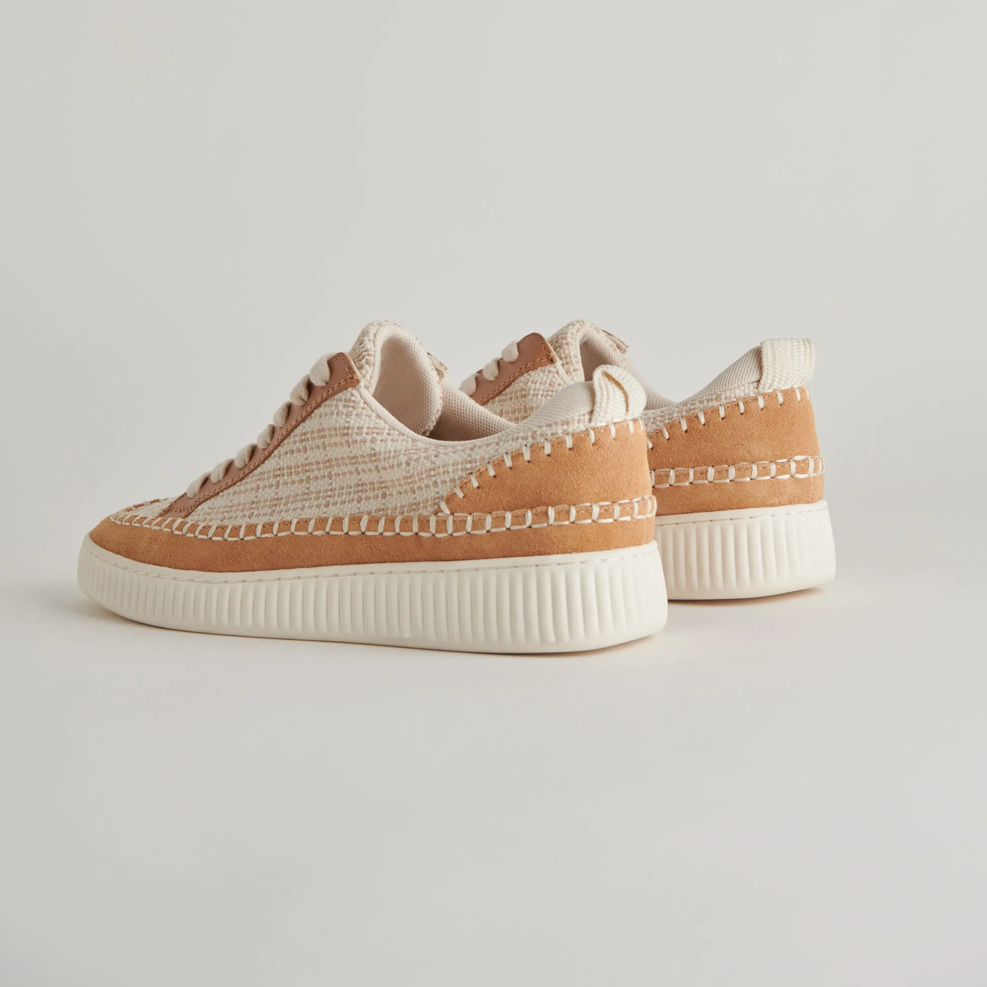 NICONA SNEAKERS MARRON MULTICOLORE TISSÉ