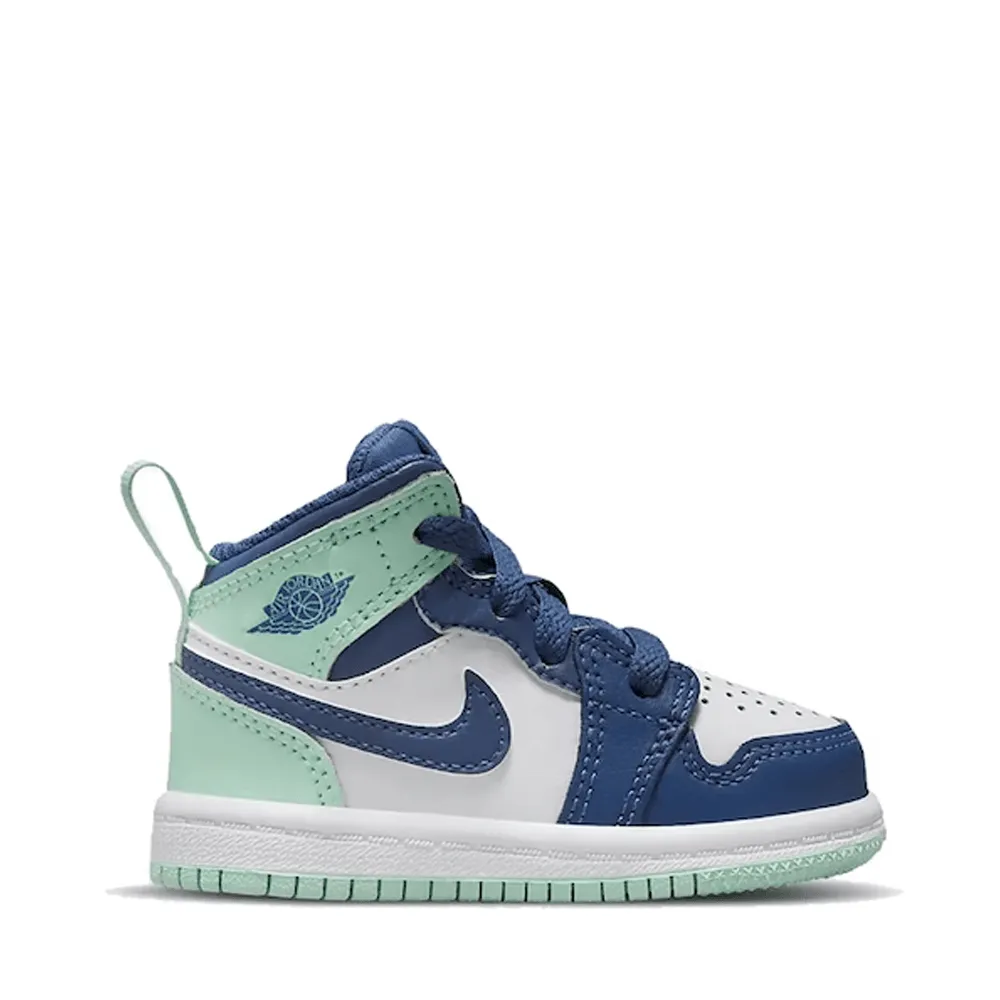 NIKE AIR JORDAN1 MID BLEU MENTHE POUR TOUT-PETIT (NEUF)