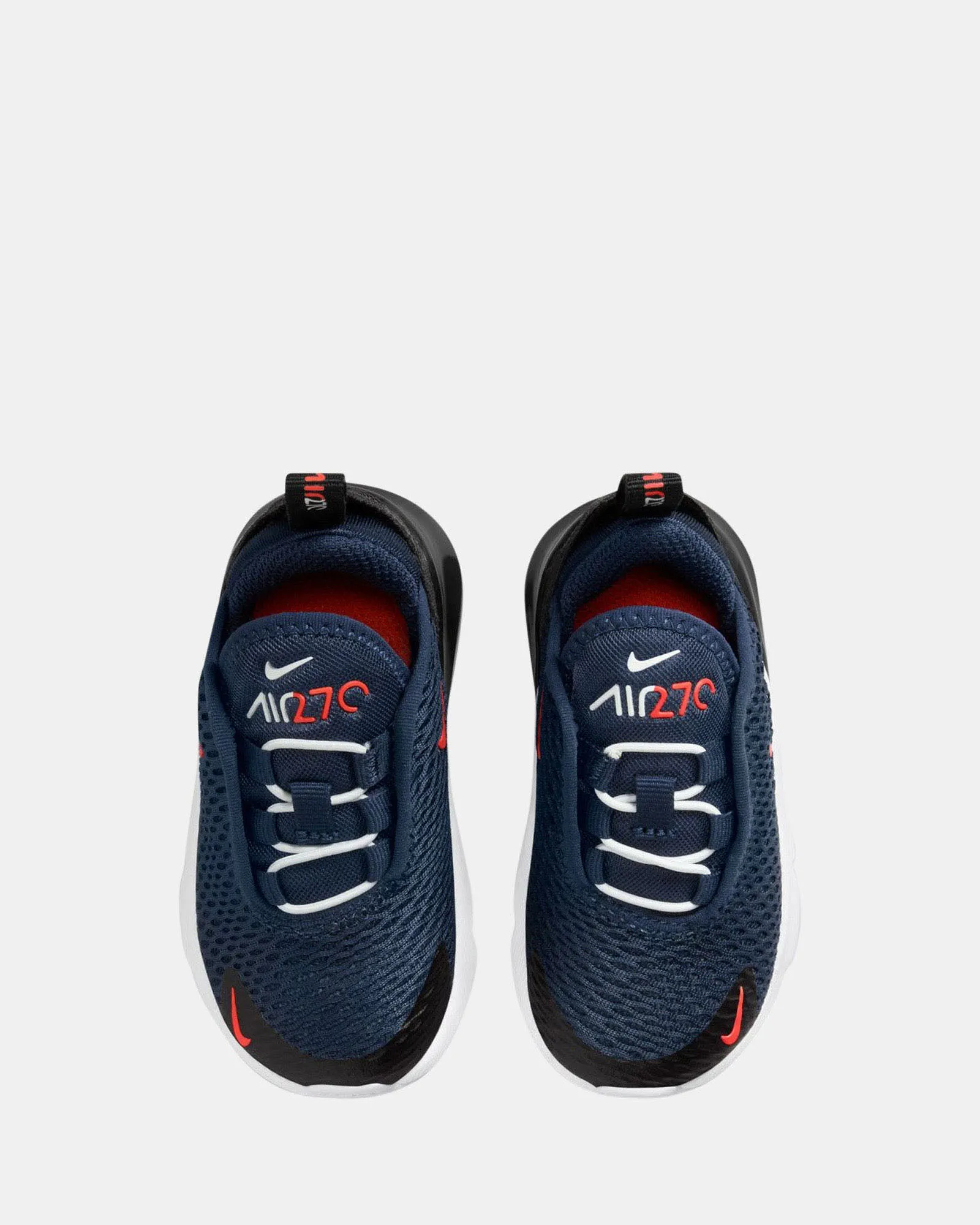 Chaussures Nike Kids Air Max 270 Bébé Bleu Marine Minuit/Rouge/Noir/Blanc