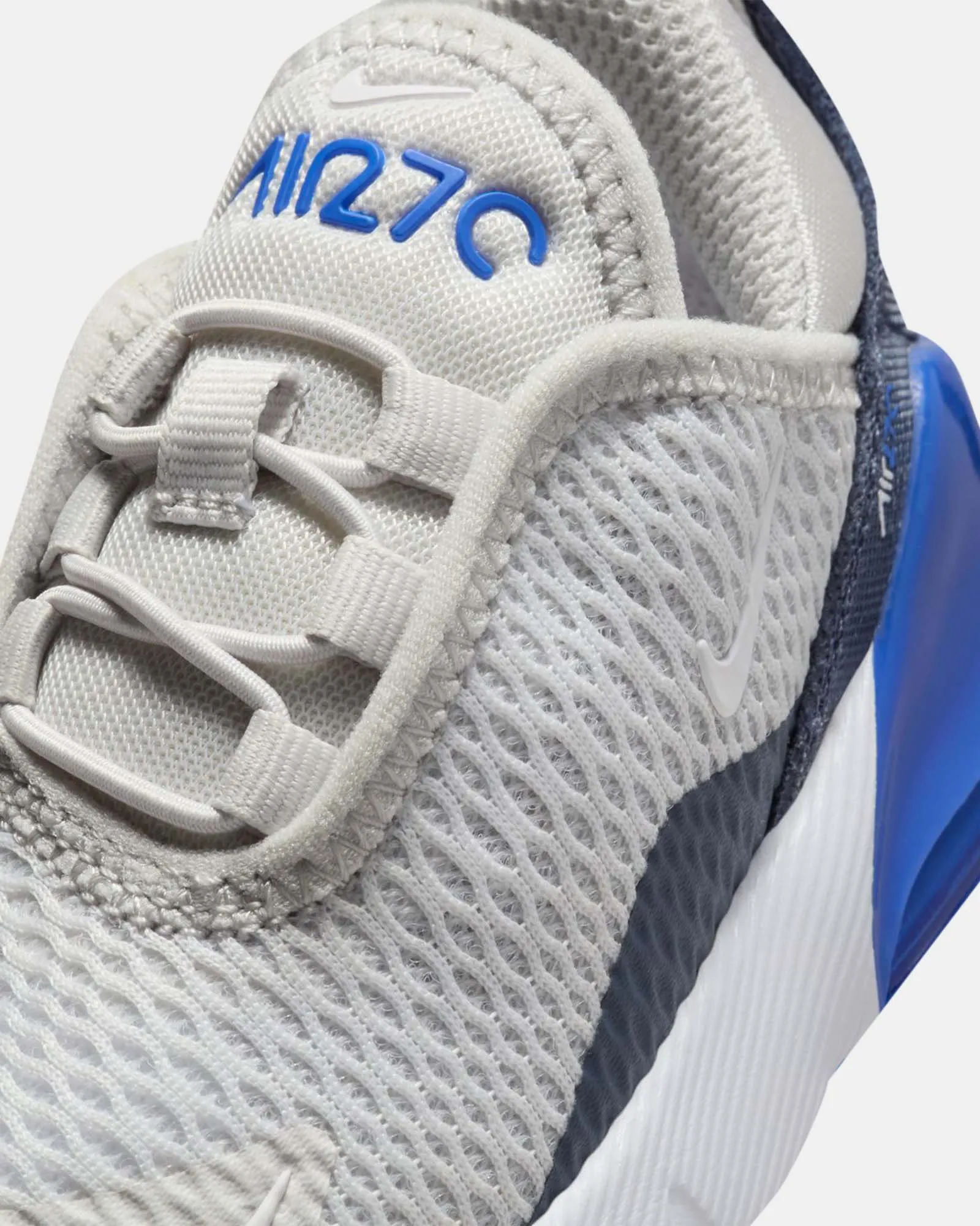 Chaussures Nike Kids Air Max 270 Bébé Gris Vaste/Blanc/Hyper Royal
