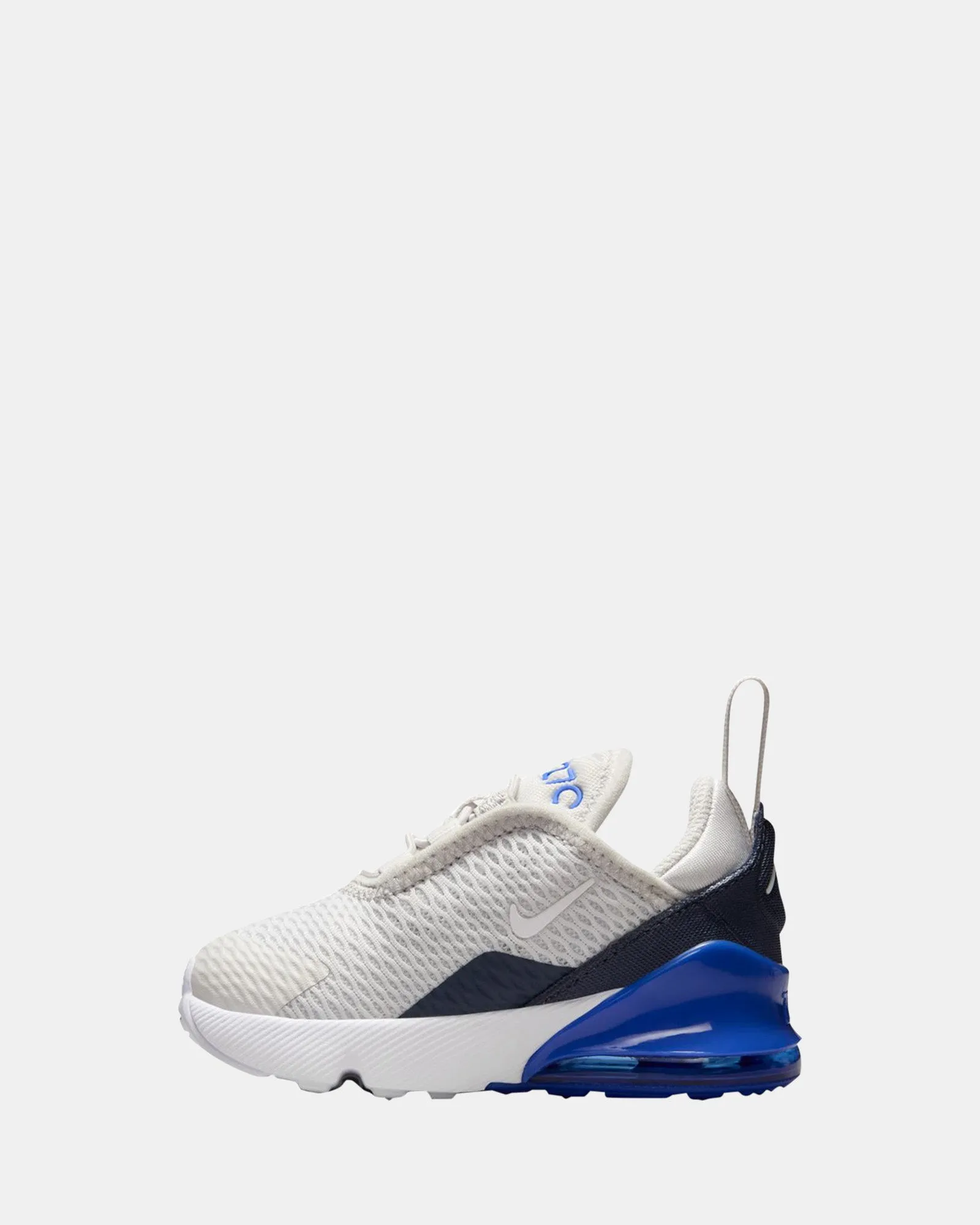 Chaussures Nike Kids Air Max 270 Bébé Gris Vaste/Blanc/Hyper Royal