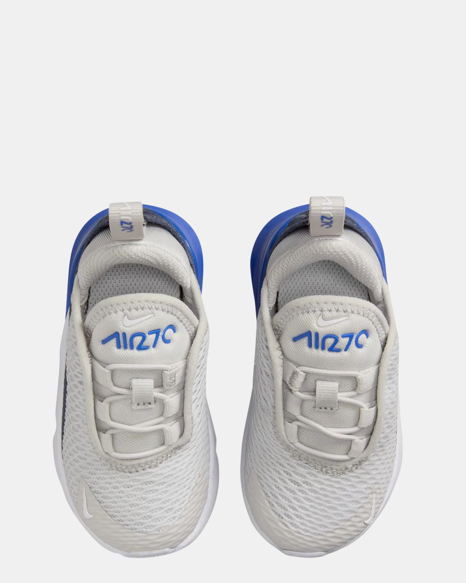 Chaussures Nike Kids Air Max 270 Bébé Gris Vaste/Blanc/Hyper Royal