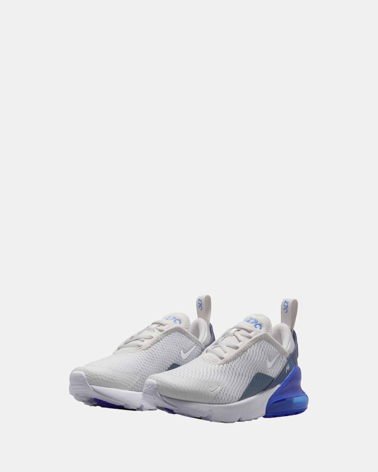 Chaussures Nike Kids Air Max 270 Préscolaire Gris Vaste/Blanc/Hyper Royal