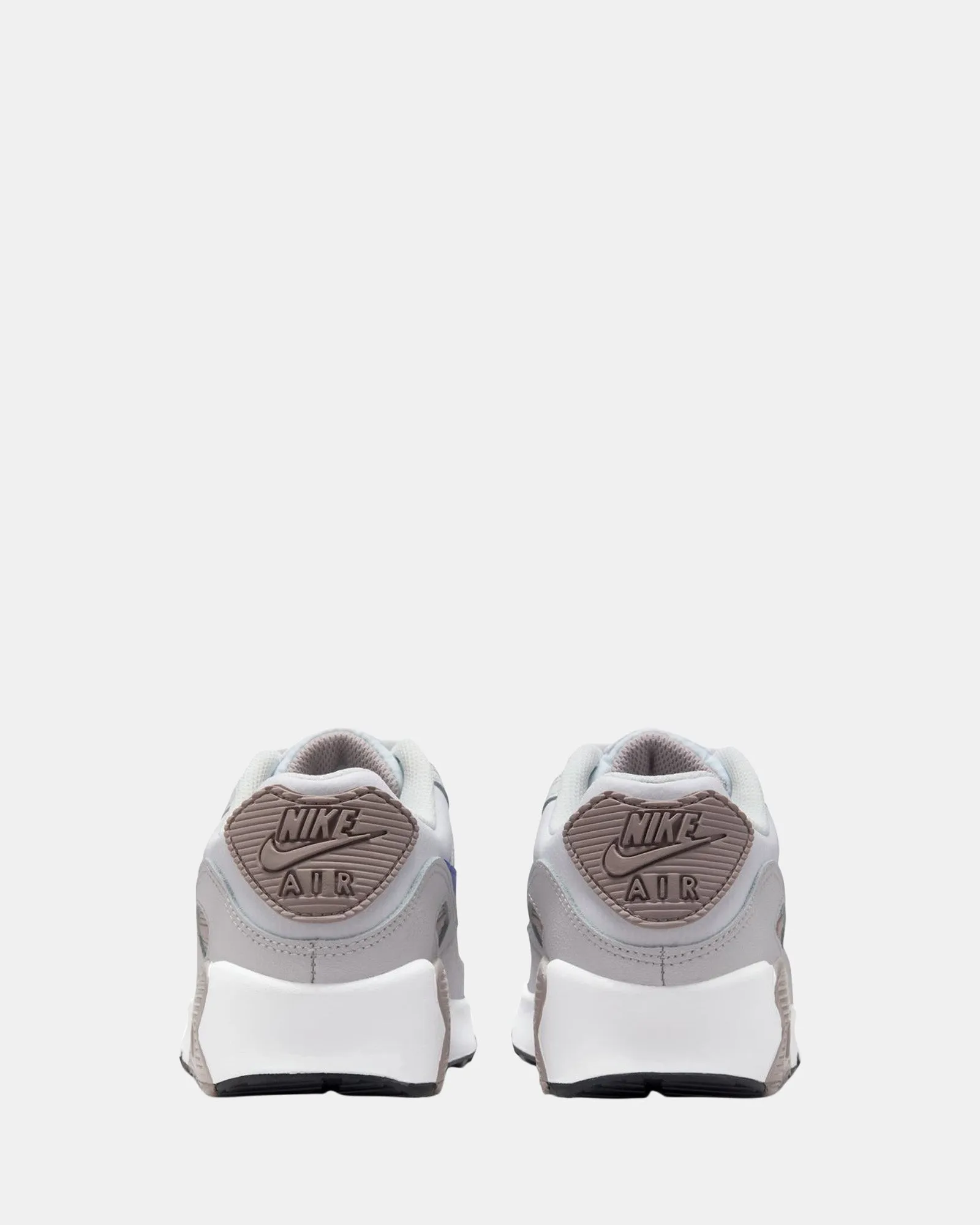 Chaussures Nike Kids Air Max 90 École Primaire Blanc/Bleu Racer/Gris Université