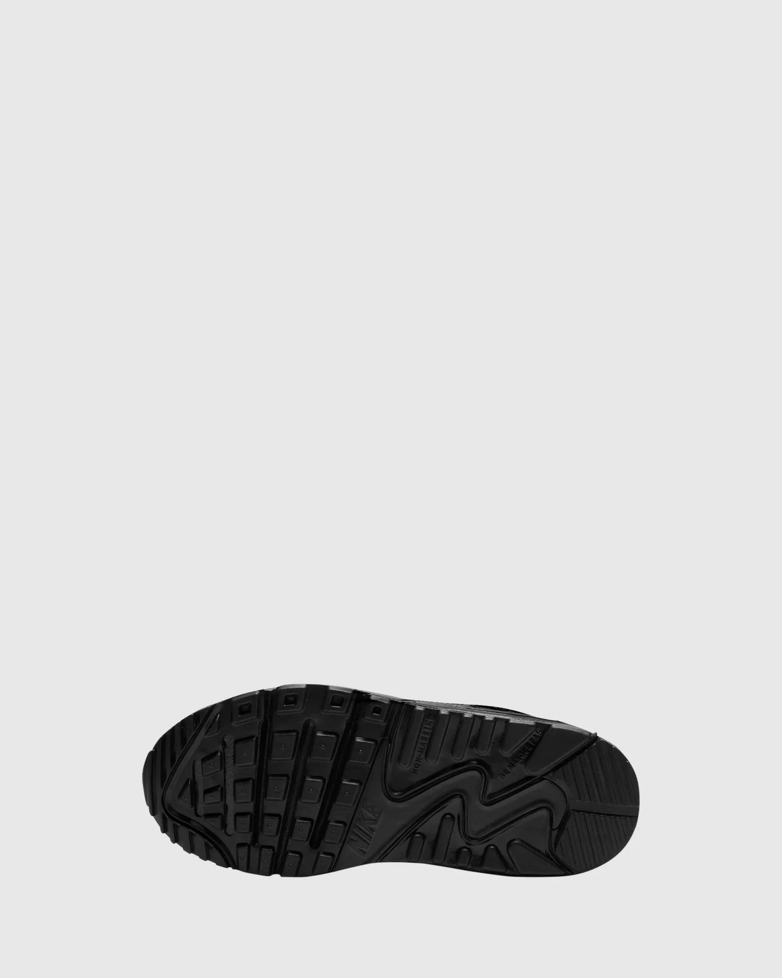 Chaussures Nike Kids Air Max 90 Cuir Préscolaire Noir/Noir