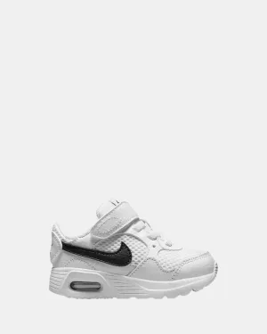 Chaussures Nike Kids Air Max SC pour bébé Blanc/Noir/Blanc