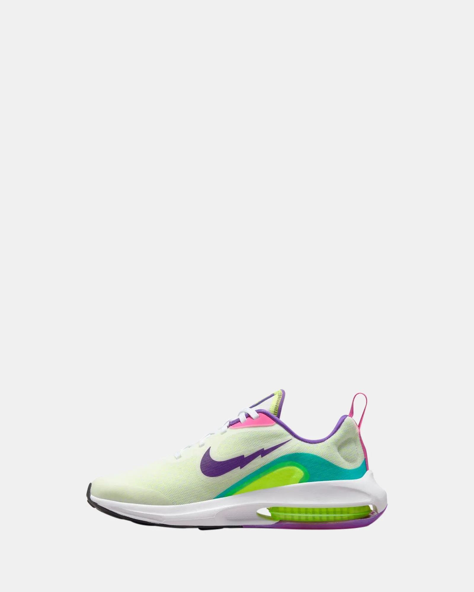 Chaussures Nike Kids Air Zoom Arcadia 2 SE Grade School Blanc/Cosmos Violet/Bleu Vert/Volt