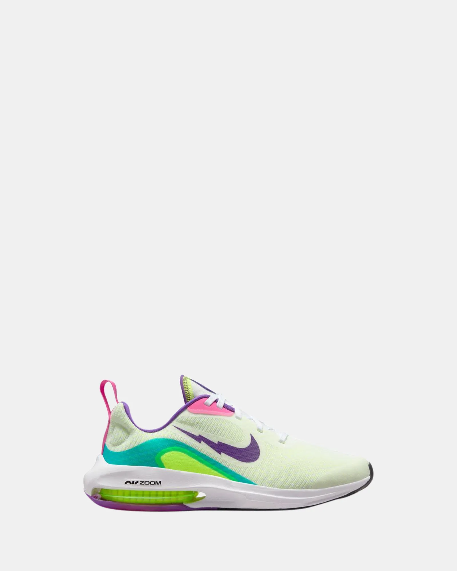 Chaussures Nike Kids Air Zoom Arcadia 2 SE Grade School Blanc/Cosmos Violet/Bleu Vert/Volt