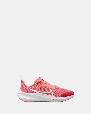 Chaussures Nike pour enfants Air Zoom Pegasus 40 École primaire Corail Craie/Blanc/Impulsion Citron