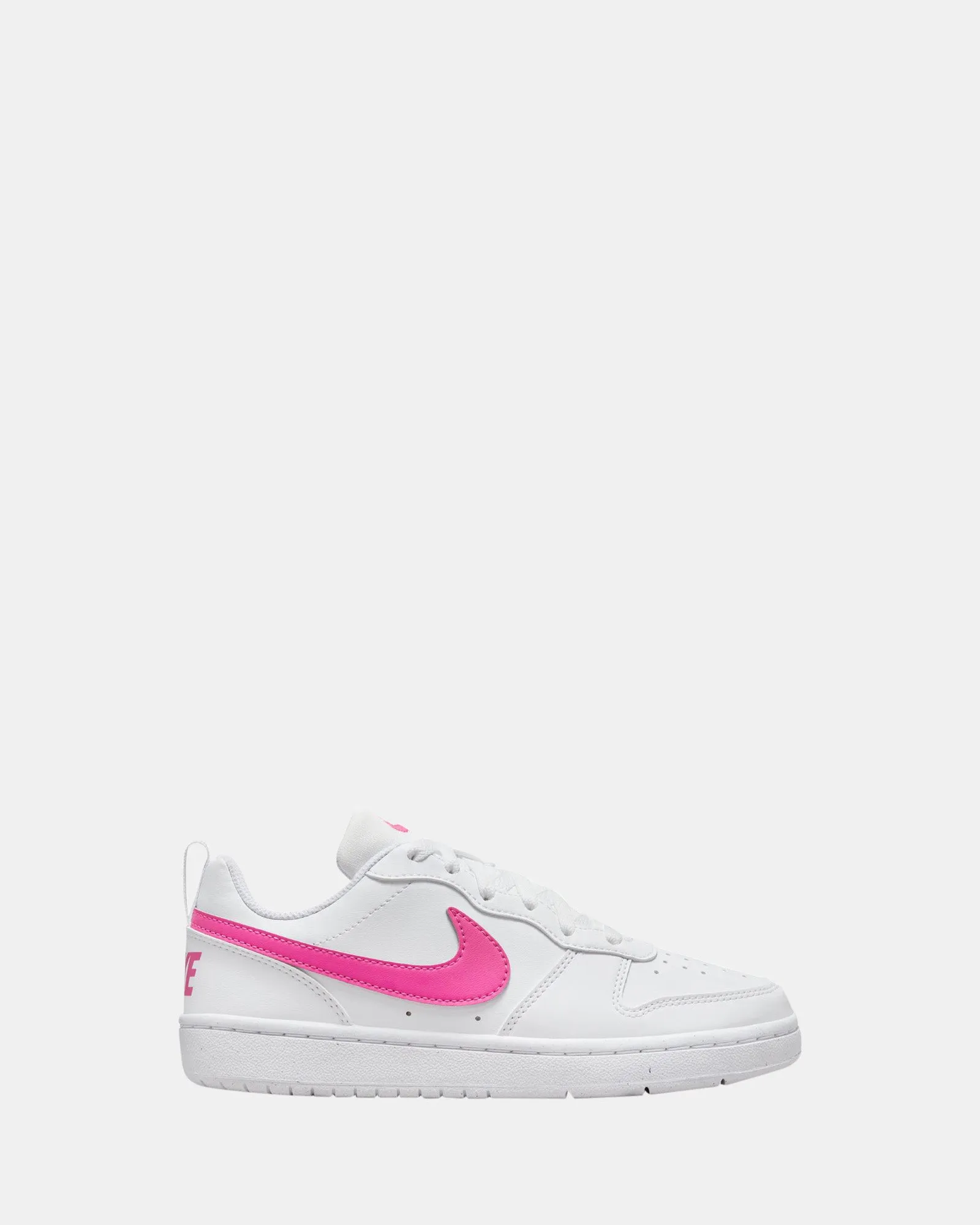 Chaussures Nike Kids Court Borough Low Rc Grade School Blanc/Rose Fuchsia Laser