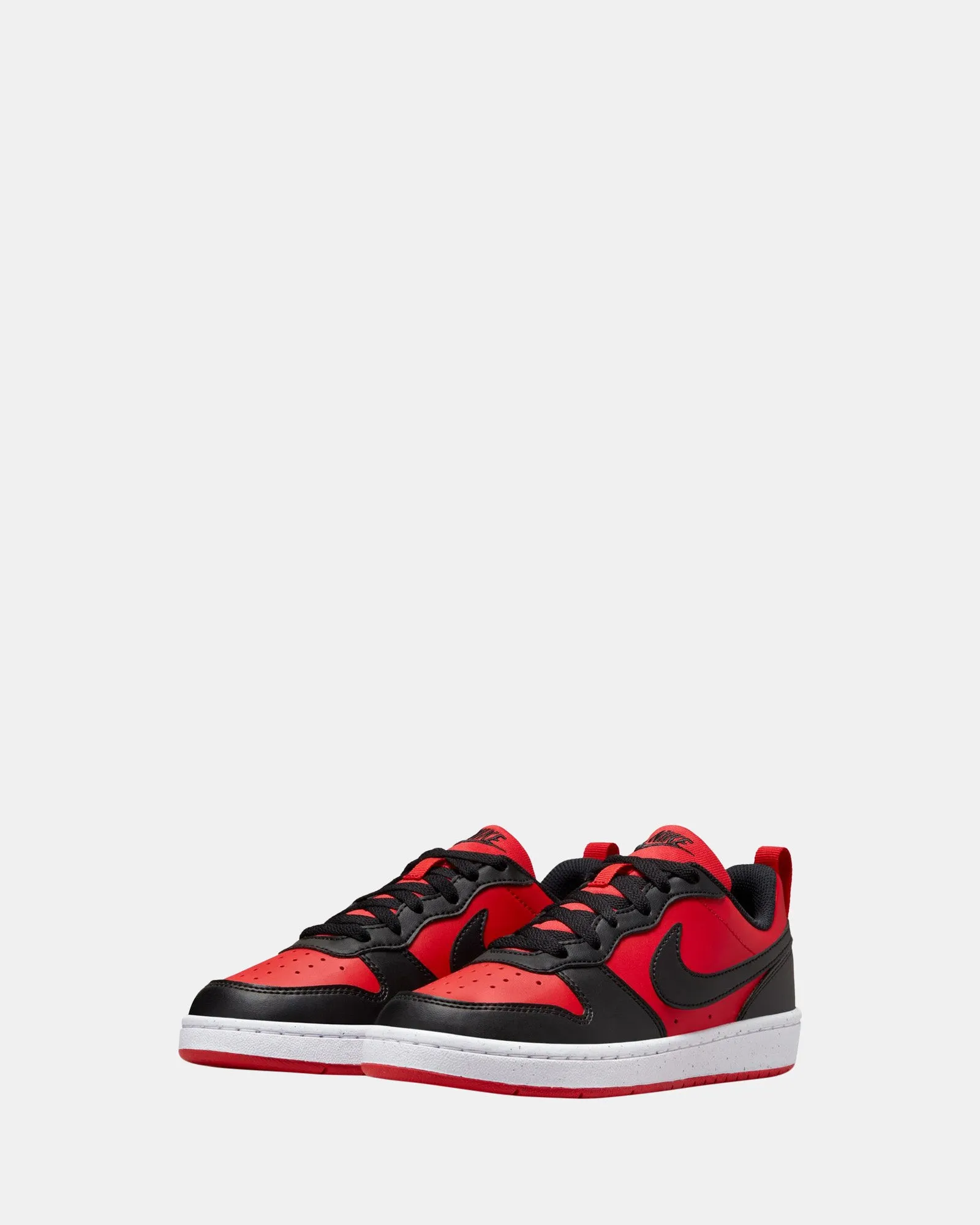 Chaussures Nike Kids Court Borough Low Recraft pour école primaire Rouge Univ/Noir/Blanc