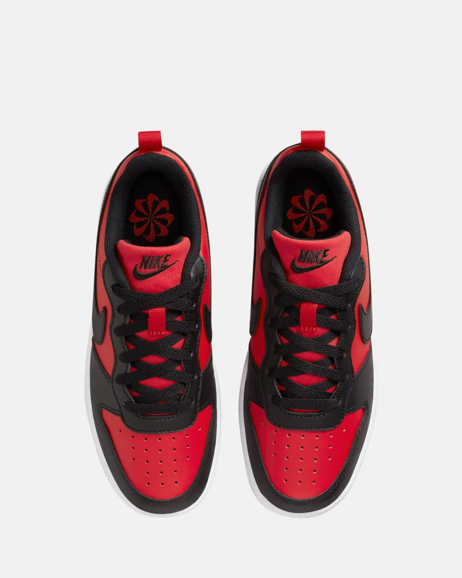 Chaussures Nike Kids Court Borough Low Recraft pour école primaire Rouge Univ/Noir/Blanc