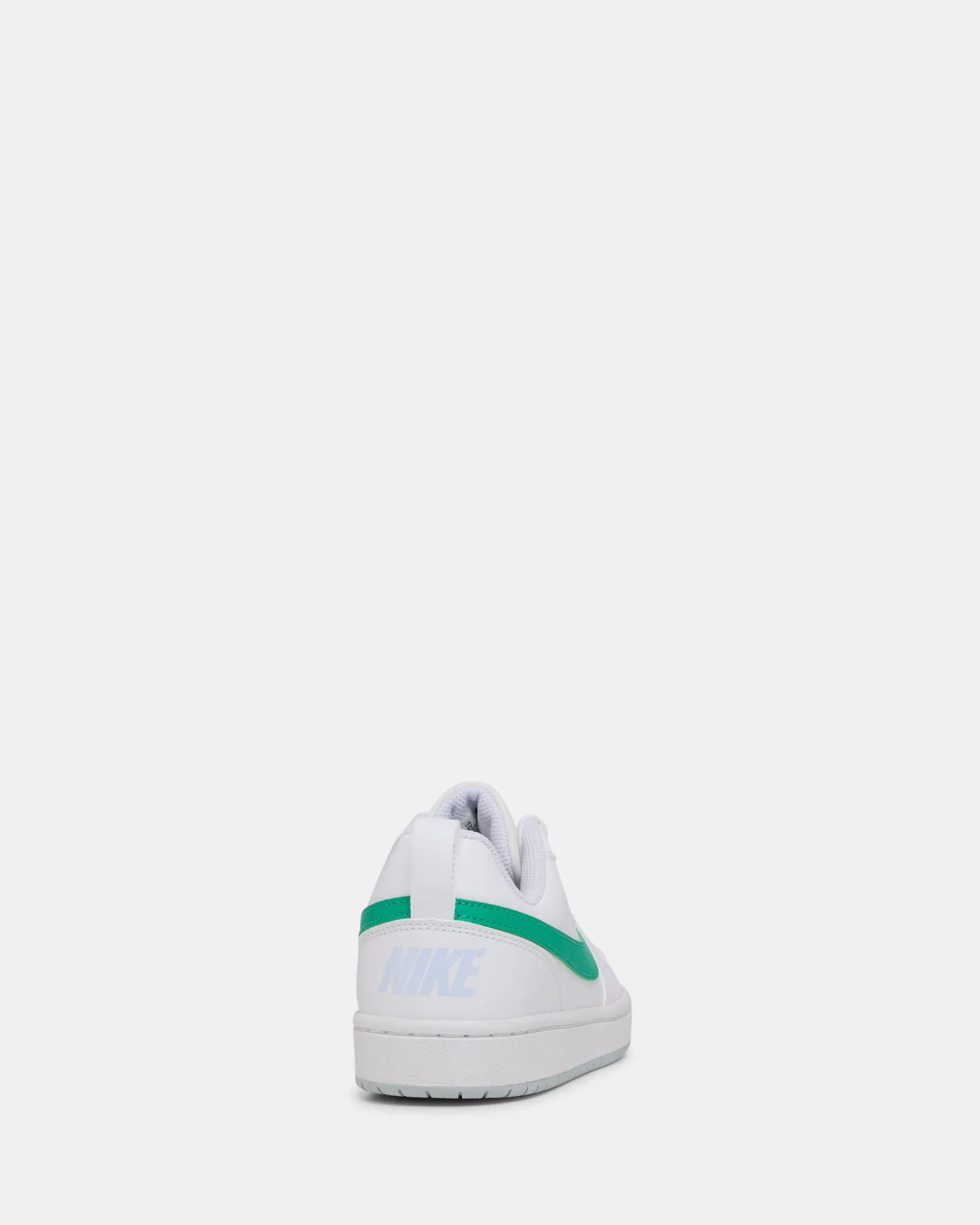 Chaussures Nike Kids Court Borough Low Recraft pour école primaire Blanc/Vert Stadium/Gris