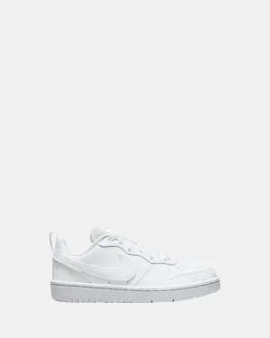 Chaussures Nike Kids Court Borough Low Recraft pour école primaire Blanc/Blanc
