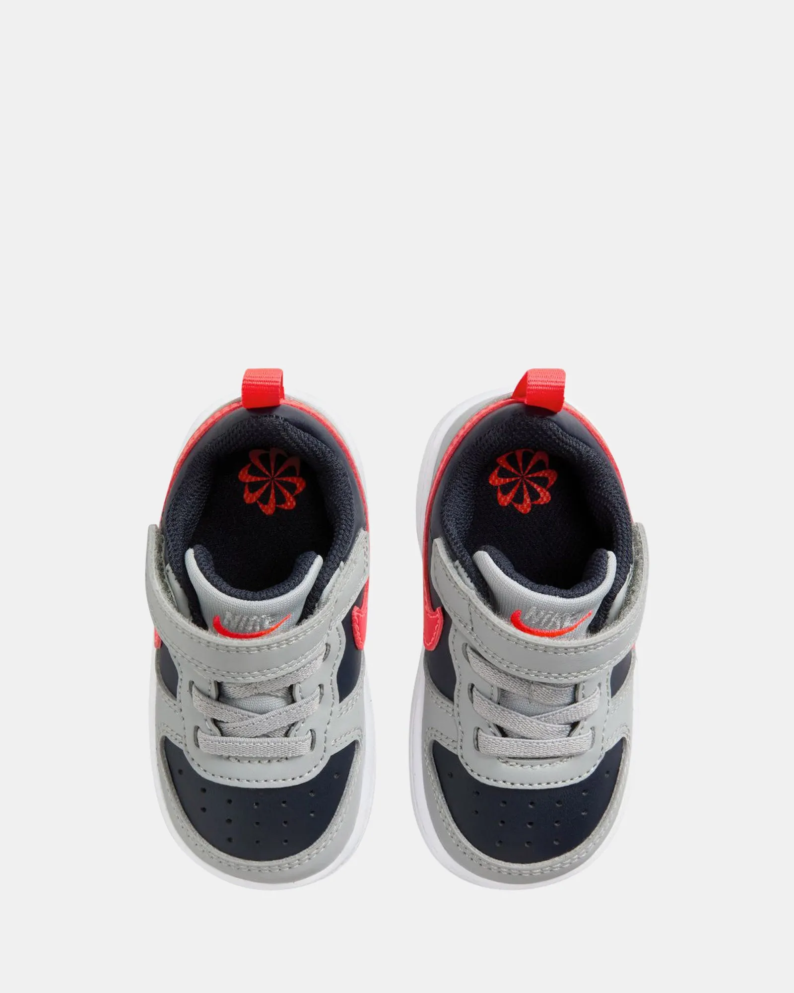 Chaussures Nike pour Enfants Court Borough Low Recraft Bébé Gris Fumée/Cramoisi/Noir Obsidienne