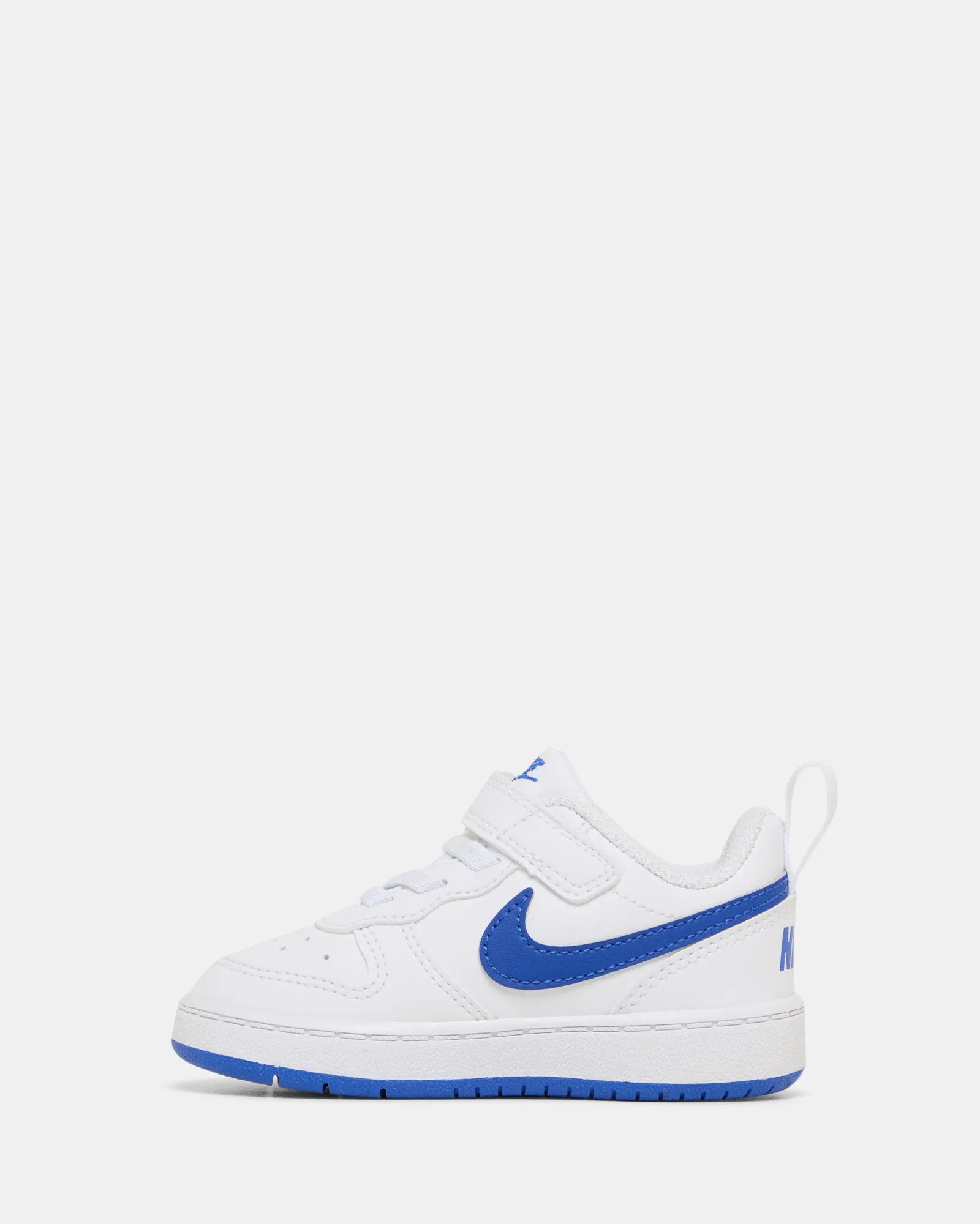 Chaussures Nike pour Enfants Court Borough Low Recraft Bébé Blanc/Bleu Royal Éclatant