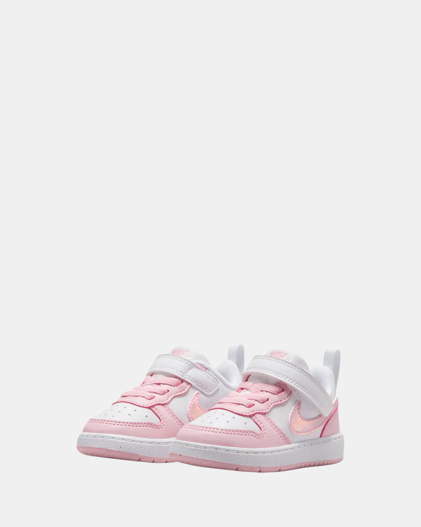 Chaussures Nike pour enfants Court Borough Low Recraft bébé blanc/rose mousse