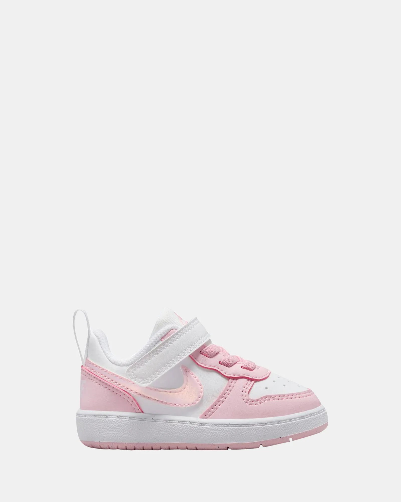 Chaussures Nike pour enfants Court Borough Low Recraft bébé blanc/rose mousse