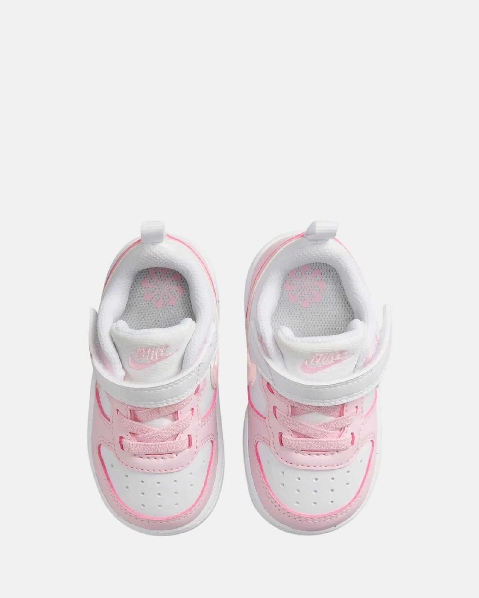 Chaussures Nike pour enfants Court Borough Low Recraft bébé blanc/rose mousse