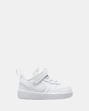 Chaussures Nike Kids Court Borough Low Recraft pour bébé Blanc/Blanc
