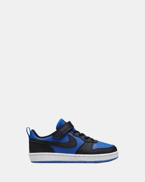 Chaussures Nike Kids Court Borough Low Recraft Préscolaire Game Royal/Noir/Blanc