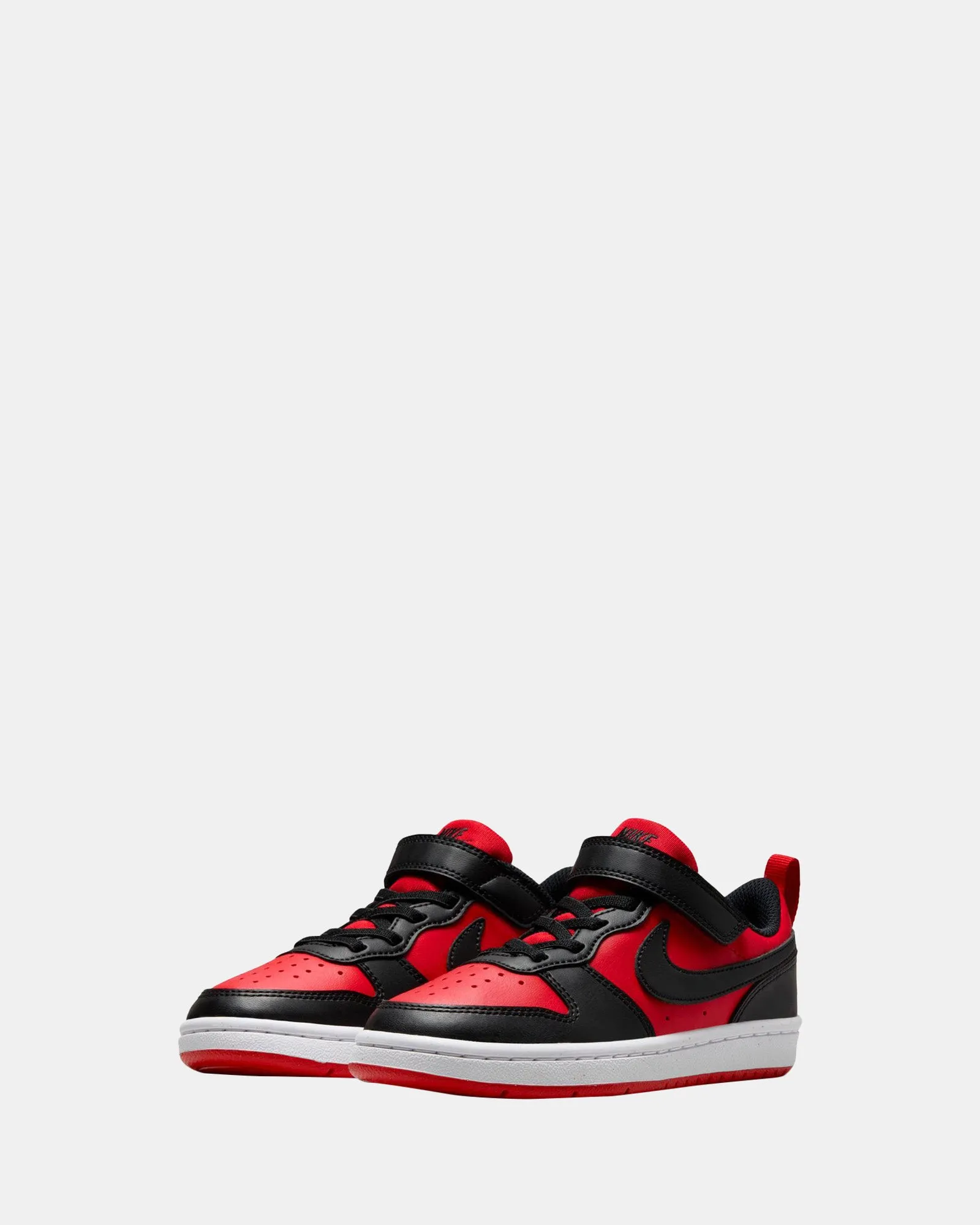 Chaussures Nike Kids Court Borough Low Recraft Préscolaire Uni Rouge/Noir/Blanc