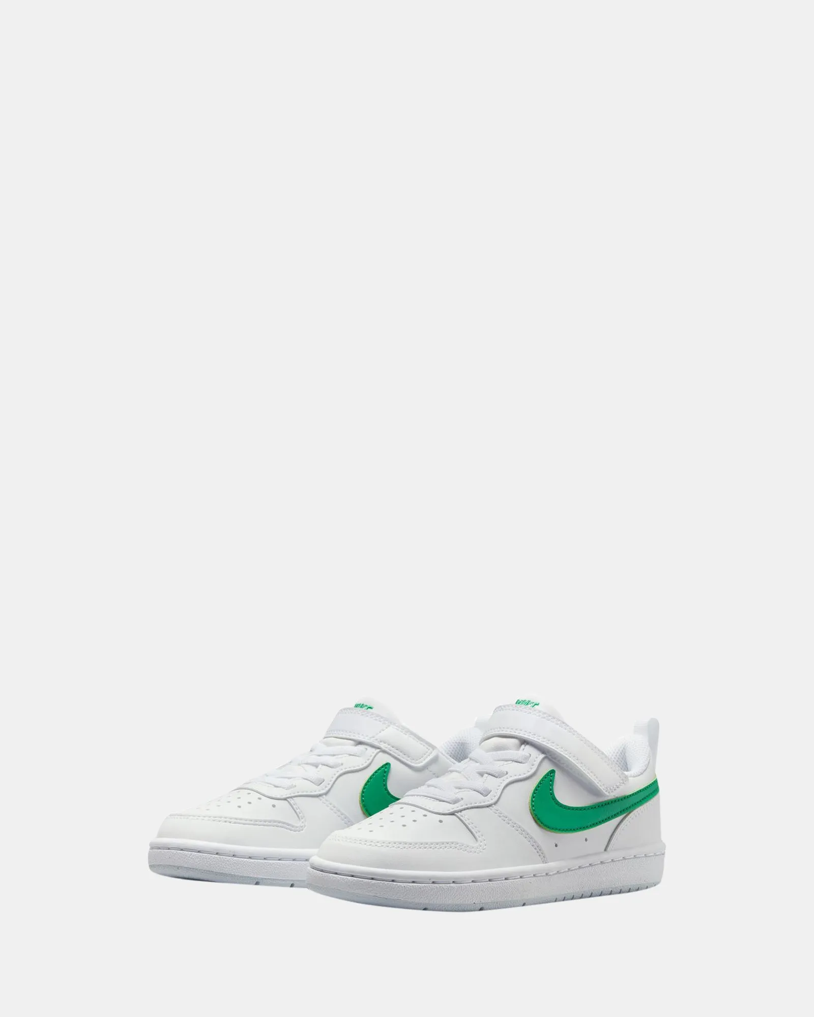Chaussures Nike Kids Court Borough Low Recraft Préscolaire Blanc/Vert Stadium/Gris