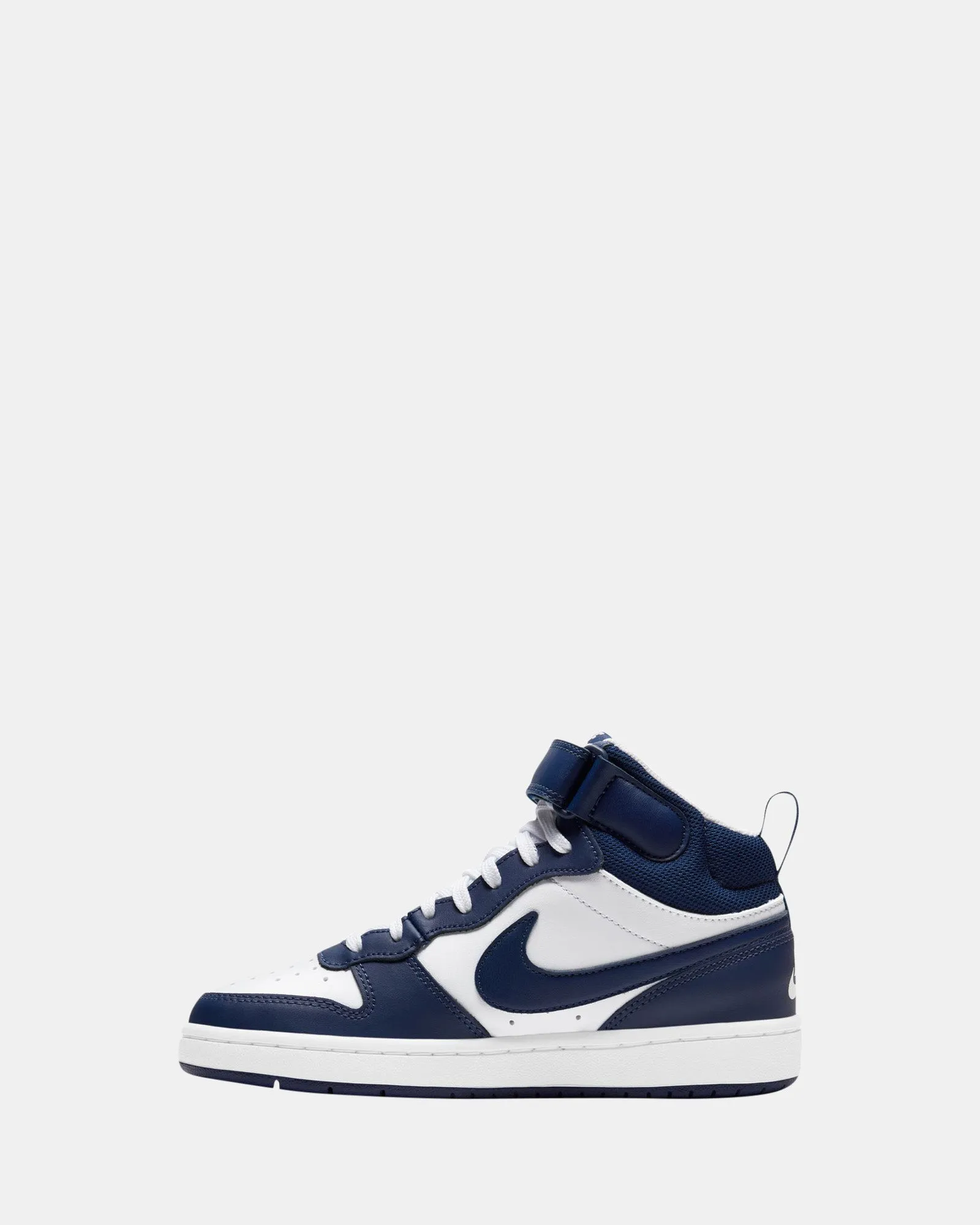 Chaussures Nike Kids Court Borough Mid 2 Grade School Blanc/Bleu Void/Signal Blue