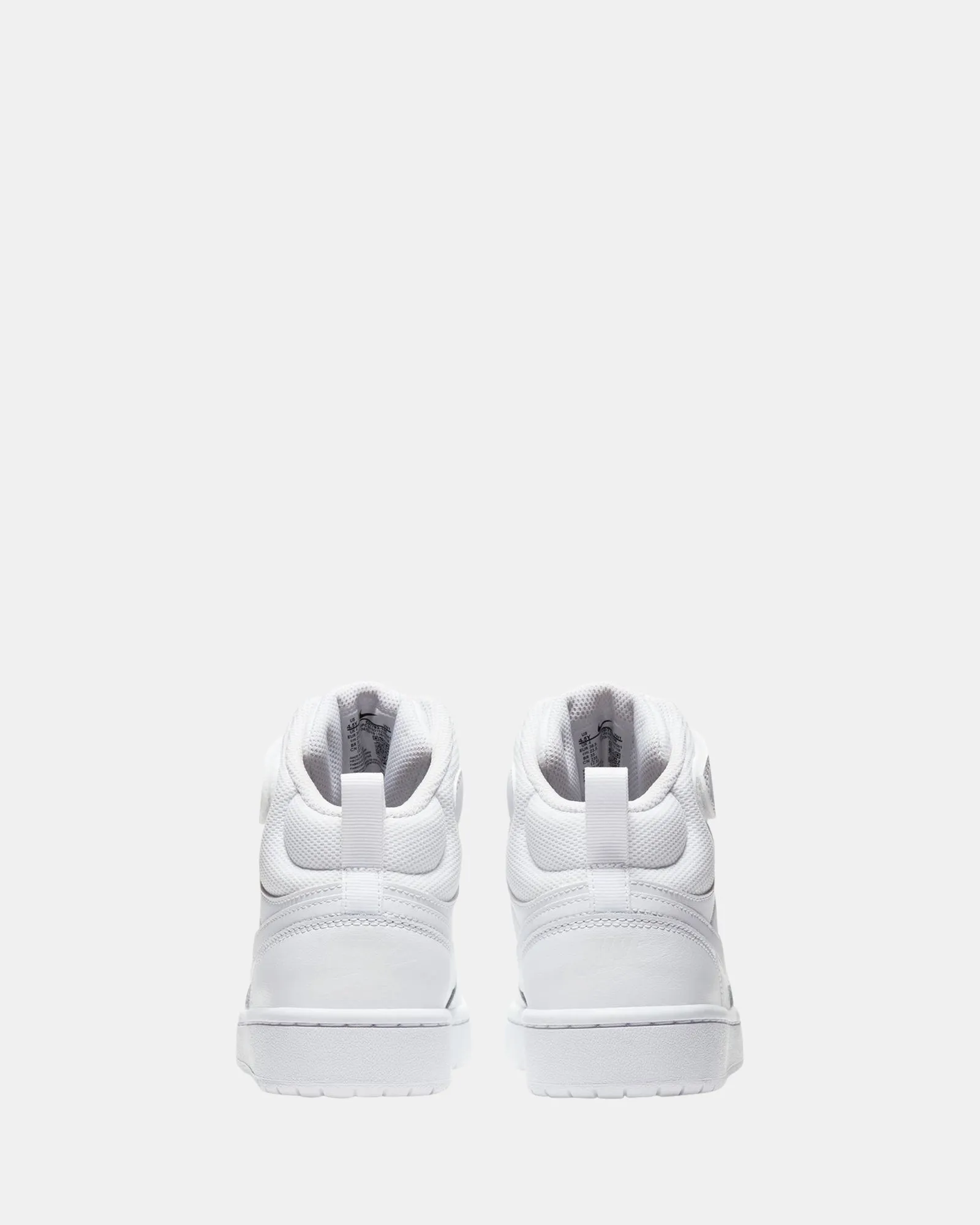 Chaussures Nike Kids Court Borough Mid 2 Grade School Blanc/Blanc