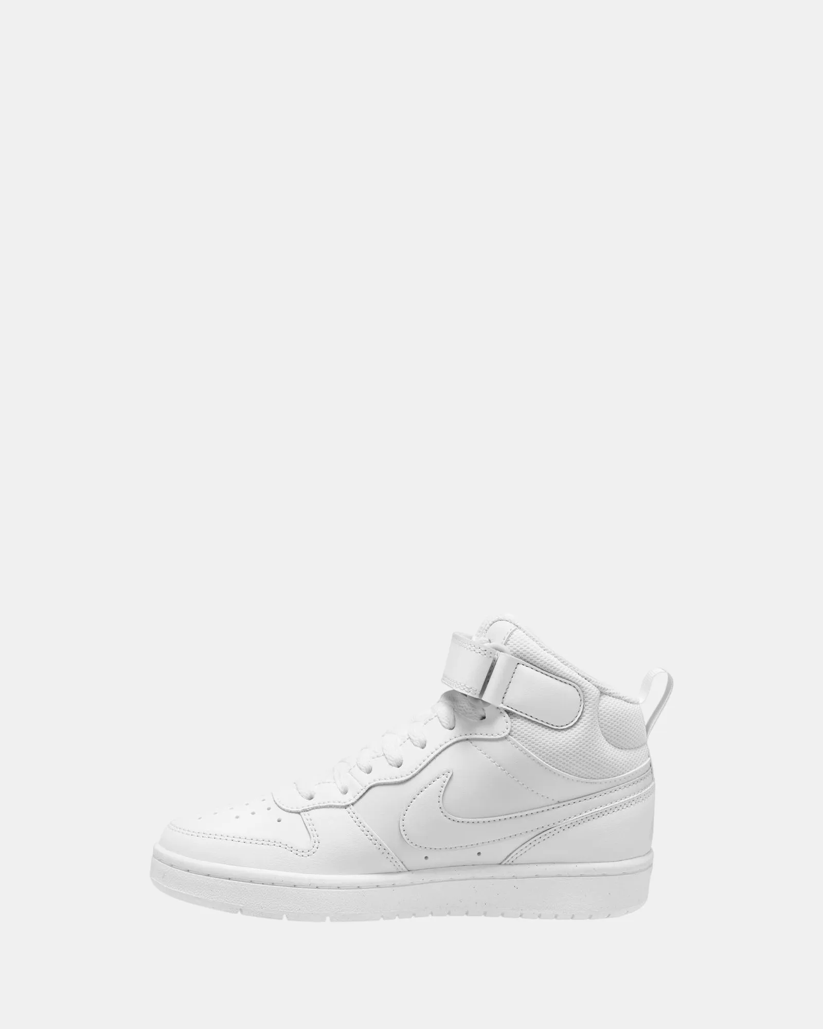Chaussures Nike Kids Court Borough Mid 2 Grade School Blanc/Blanc