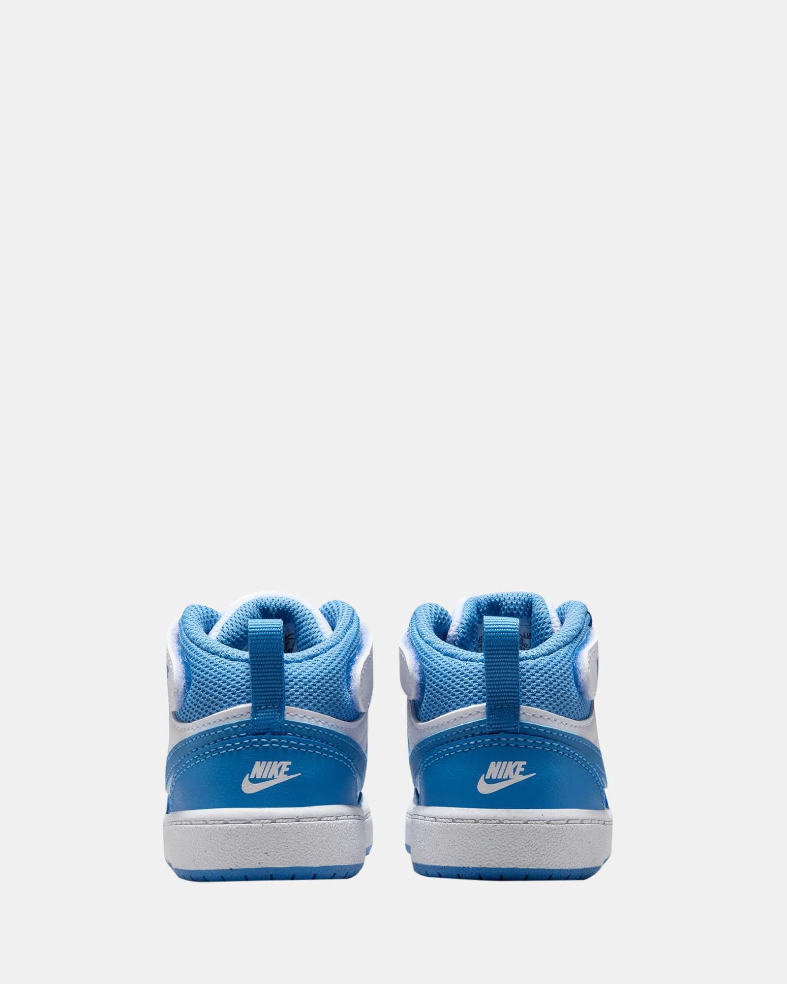 Chaussures Nike pour Enfants Court Borough Mid 2 Bébé Blanc/Bleu Beyond