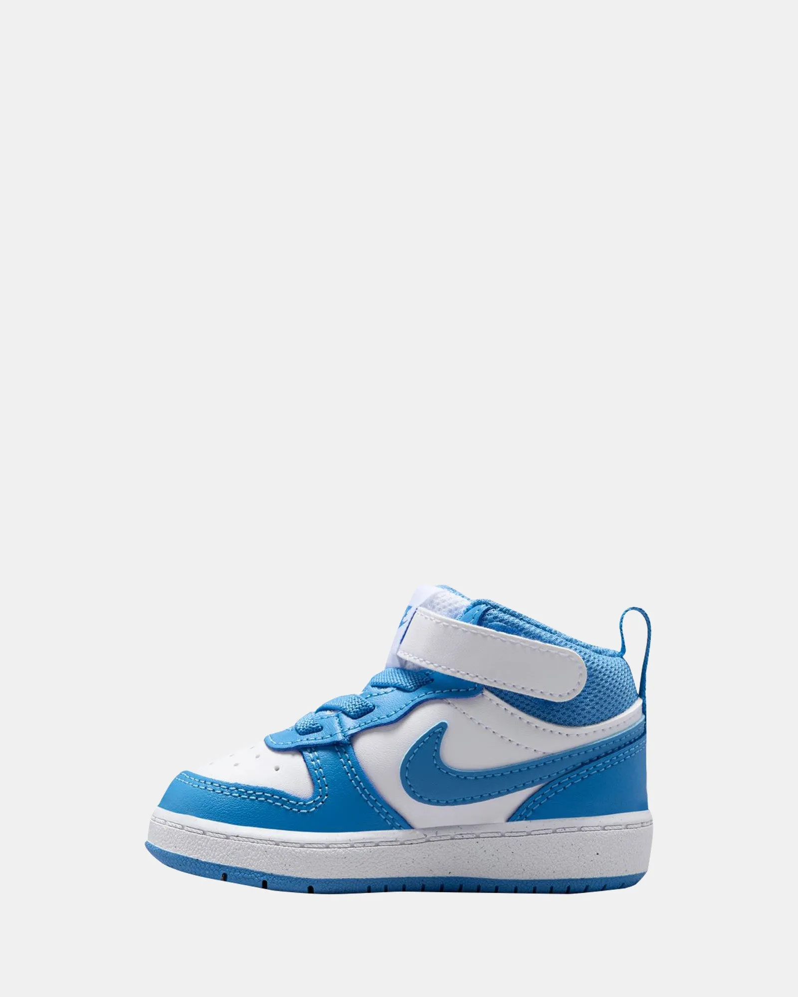 Chaussures Nike pour Enfants Court Borough Mid 2 Bébé Blanc/Bleu Beyond